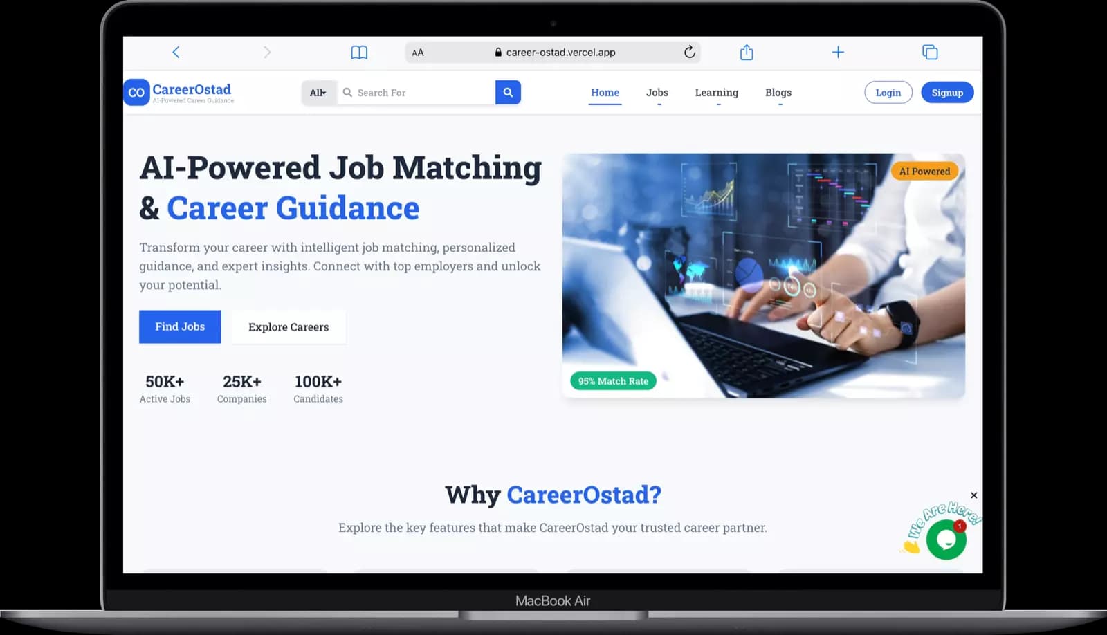 CareerOstad – AI Job Matching preview